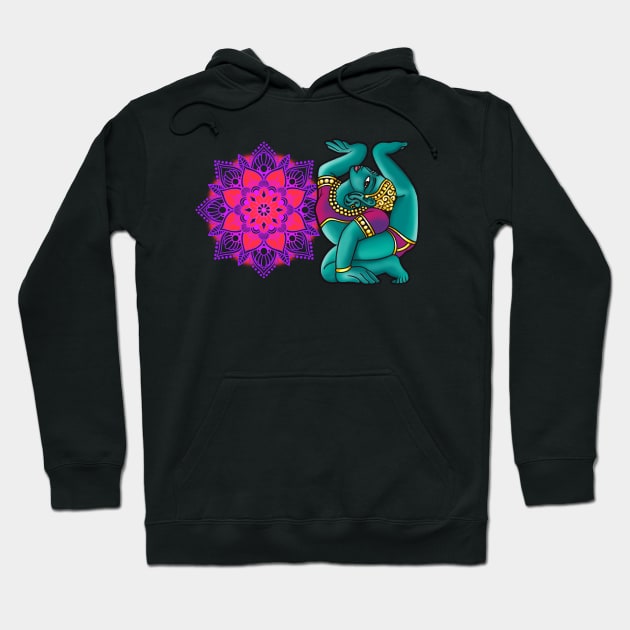 Mandala Indian Prince Hoodie by MetroInk